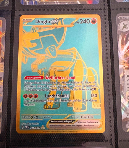 Pokémon tcg dinglu 244 - ex, 244/091