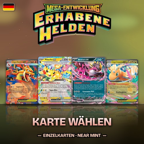 Pokemon karten erhabene helden - pokemon,