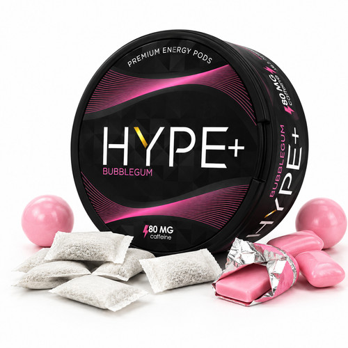 Hype bubblegum energy pouches - energy,