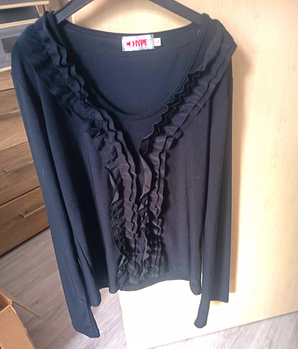 Hype damen bluse basic l - damen,